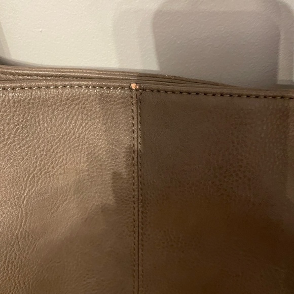 PLeather, gray purse - Picture 3 of 3